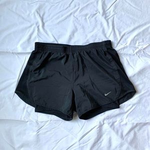 Nike athletic shorts with spandex underneath